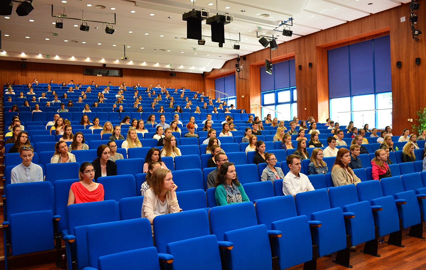 Vorlesungssaal in der medizinischen Universität in Martin.