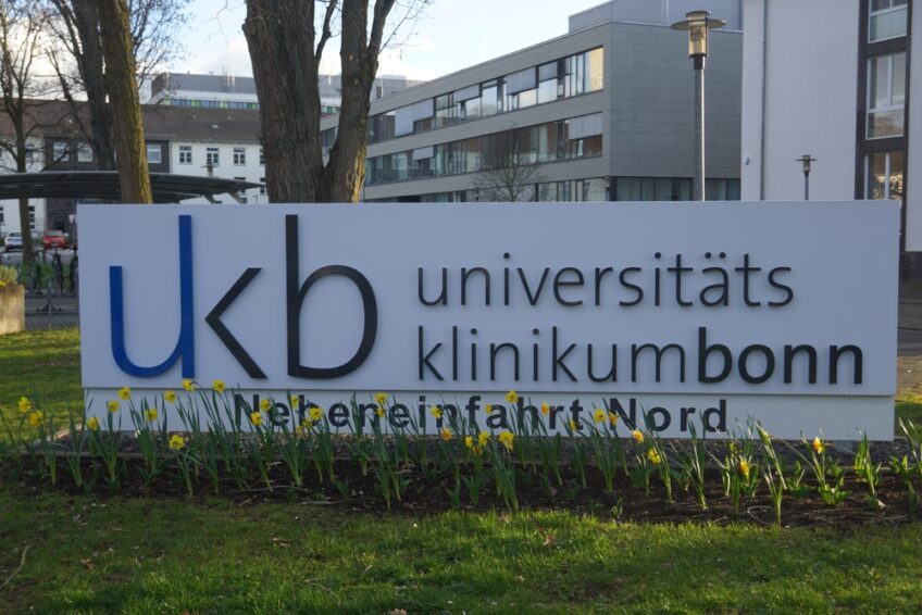 Bonn,germany-march,30,2023:,University,Hospital,Bonn,Sign,Board,In,German,Language.